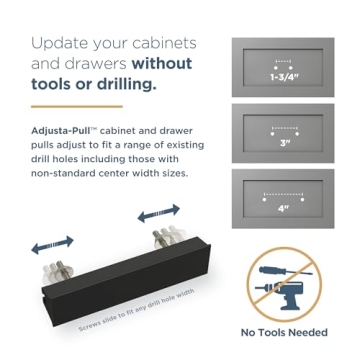 Franklin Brass Adjusta-Pull Cabinet Handles 1" to 4"