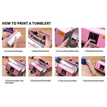 Craft Express Sublimation Tumbler Heat Press Machine