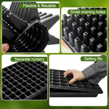 RooTrimmer 10 Pack 128 Cell Seed Starter Trays