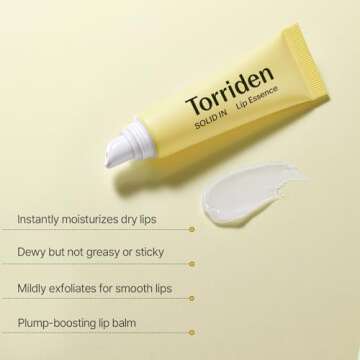 Torriden SOLID In Ceramide Lip Essence 0.37 fl.oz * 2 (Pack of 2) | Moisturizing Lip Essence for Glowy, Plumped, and Radiant Lip | Korean Lip Balm