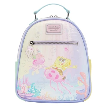 Loungefly Nickelodeon SpongeBob Pastel Jelly Fishing Mini Backpack