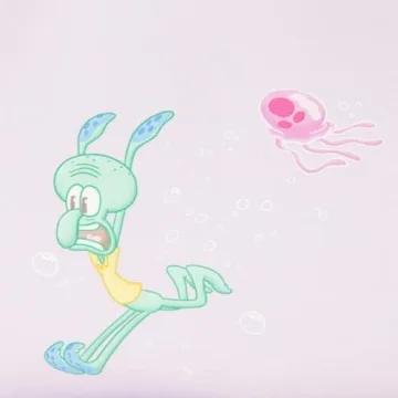 Loungefly SpongeBob Pastel Jelly Fishing Mini Backpack