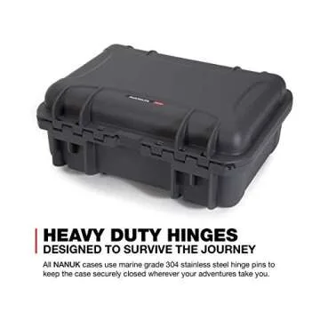 Nanuk 920 Hard-Shell Carrying Case with Foam Insert for DJI Mavic 2 Pro and Zoom, Graphite