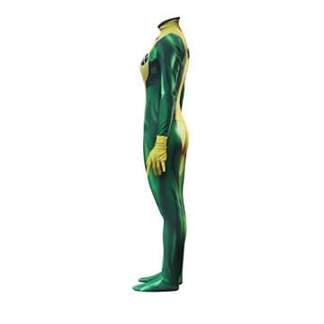 Axvinel Superhero Rogue Cosplay Costume Women’s Full Set Bodysuit