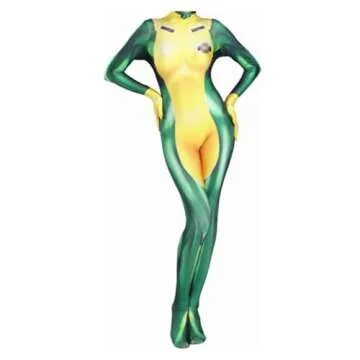 Axvinel Superhero Rogue Cosplay Costume for Women