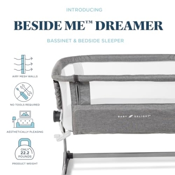 Baby Delight Beside Me Dreamer Bassinet for New Parents