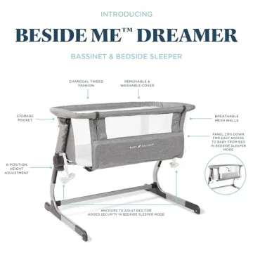 Baby Delight Beside Me Dreamer Bassinet for New Parents