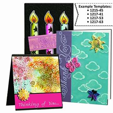 Darice Damask Embossing Folder 5x7 - Create Elegant Cards