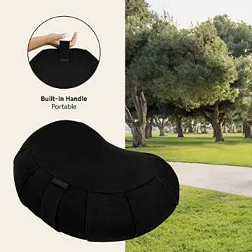 Retrospec Sedona Meditation Cushion - Eco-Friendly Yoga Support