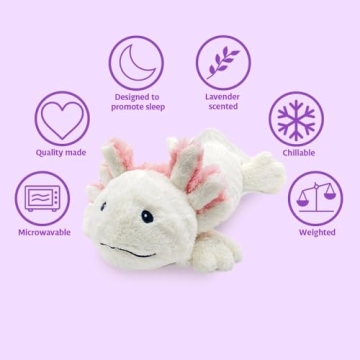 Warmies Axolotl: Microwavable Plush for Cozy Comfort