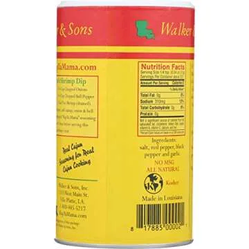 Slap Ya Mama Cajun Seasoning from Louisiana, Original Blend, No MSG and Kosher, 8 Ounce Can, Pack of...