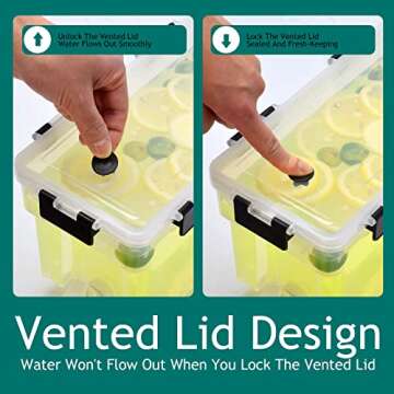 Versatile 1 Gallon Drink Dispenser for Fridge