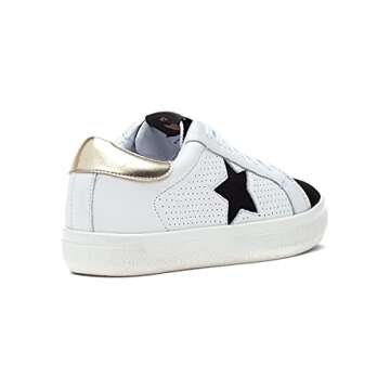 Steve Madden Women's Starling Sneaker, Black Multi Athletic, 6.5 M US