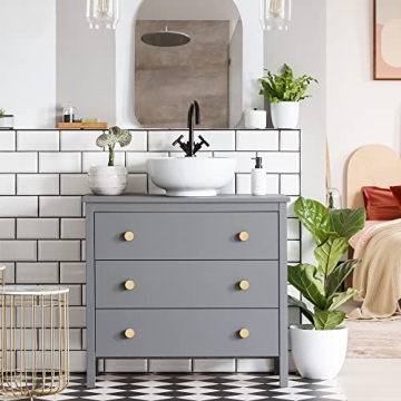 Stylish QOGRISUN Solid Brass Cabinet Knobs for Any Home