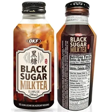 Authentic OKF Black Sugar Milk Tea - Pack of 20 Bottles