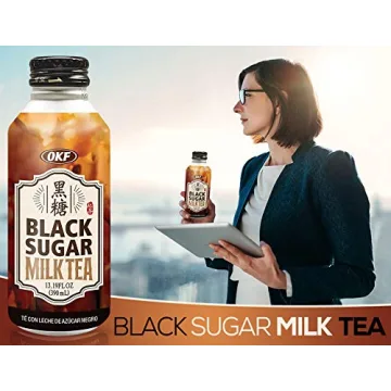 Authentic OKF Black Sugar Milk Tea - Pack of 20 Bottles