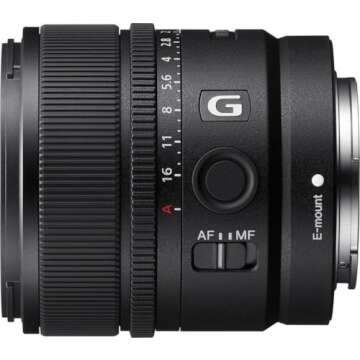 Sony E 15mm F1.4 G Lens for Stunning Photography