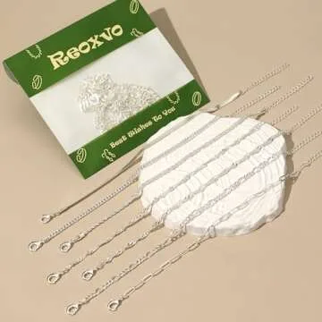 Reoxvo Silver Bracelets Stack Jewelry for Women Non Tarnish Dainty 925 Sterling Silver Plated Chain Link Bracelet Set Accessories for Women Trendy