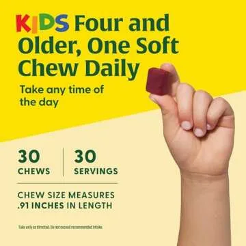 MegaFood Kids One Daily Multivitamin Soft Chews - Grape Flavor