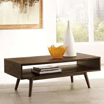 Signature Design by Ashley Kisper Rectangular Cocktail, Coffee Table, Dark Brown