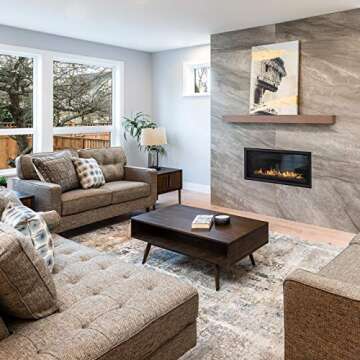 Signature Design by Ashley Kisper Rectangular Cocktail, Coffee Table, Dark Brown