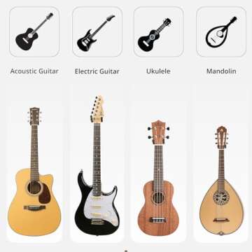 DIDA Guitar Wall Mount - Elegant Wooden Hanger for Guitars