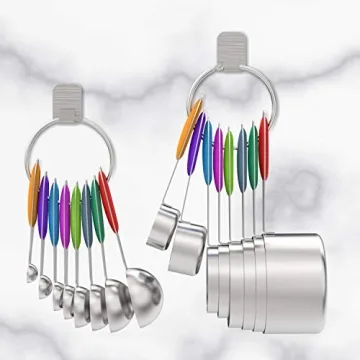 Wildone Premium Measuring Cups & Spoons Set for Precision Cooking