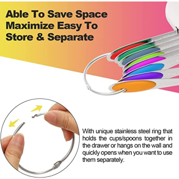 Wildone Premium Measuring Cups & Spoons Set for Precision Cooking