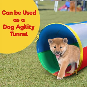 Hide N Side Pop-Up Tunnel Toy for Kids and Pets