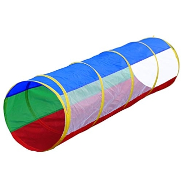 Hide N Side Pop-Up Tunnel Toy for Kids and Pets