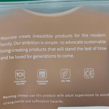 Moonkie Silicone Bibs Set of 3 – Waterproof & Adjustable