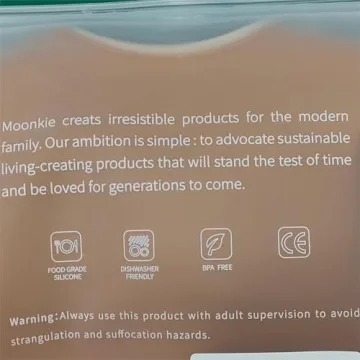 Moonkie Silicone Bibs Set of 3 – Waterproof & Adjustable