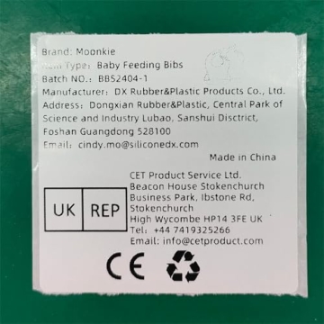 Moonkie Silicone Bibs Set of 3 – Waterproof & Adjustable