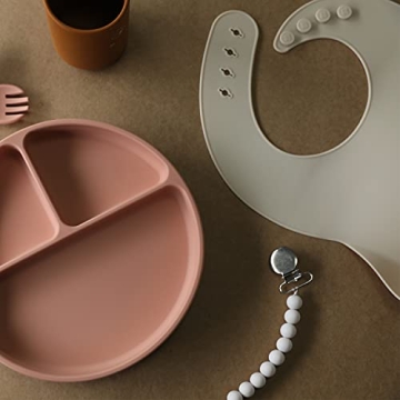 Moonkie Silicone Bibs Set of 3 – Waterproof & Adjustable