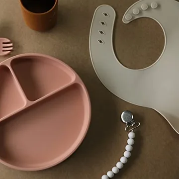 Moonkie Silicone Bibs Set of 3 – Waterproof & Adjustable