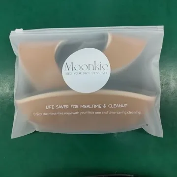 Moonkie Silicone Bibs Set of 3 – Waterproof & Adjustable