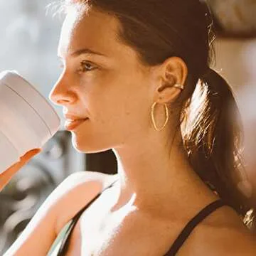 Aobei Pearl 18K Gold Big Square Hoop Earrings Delicate Screw Thread Spring Coil Huggie Earrings Minimalist Leverback Ear Jewelry for Women