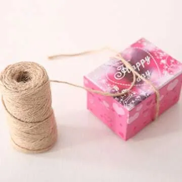 Quotidian 640 Feet Natural Jute Twine for Crafting & Gardening