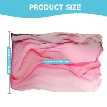 MUNAFIE Praise Dance Square 55x78“ Flags Sets(2 Flags+Sticks) Worship Church Flags Banderas de Dan...