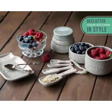 Vintage Mason Jar Kitchenware Set for Functional Style