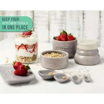 Vintage Mason Jar Kitchenware Set for Functional Style
