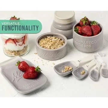 Vintage Mason Jar Kitchenware Set for Functional Style