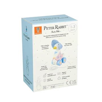 Jemima Puddle-Duck Pull Along Toy for Toddlers Ages 1+