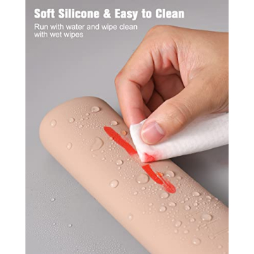 FERYES Silicone Makeup Brush Holder for Travel Organization