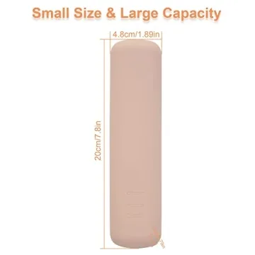 FERYES Silicone Makeup Brush Holder for Travel Organization