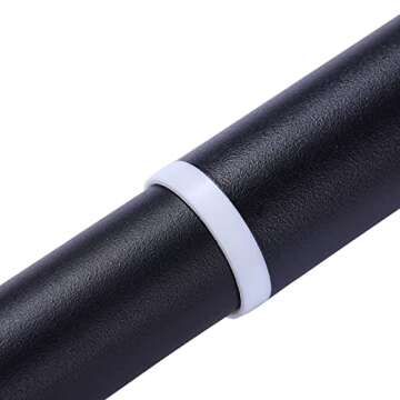 ZHFEISY 2 Tier Clothes Rack, Adjustable Clothing Rack for Hanging Clothes, Heavy Duty Free-Standing Garment Racks,Floor to Ceiling Clothes Hanger Closet System for Bedroom Laundry Room, Black