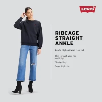 Levi's Women's Ribcage Straight Ankle Jeans for All Styles
