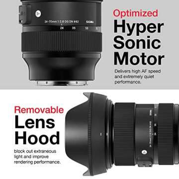 Sigma 24-70mm F2.8 Art Lens Bundle for Sony Cameras