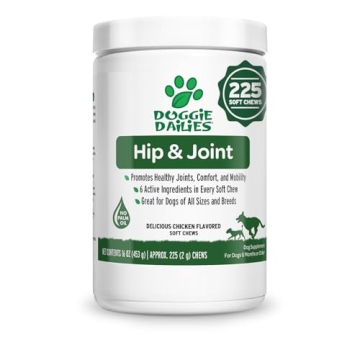 Doggie Dailies Joint Supplement for Dogs - 225 Chews
