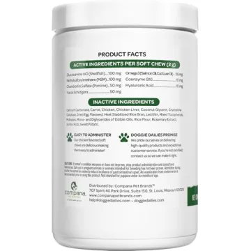 Doggie Dailies Joint Supplement for Dogs - 225 Chews